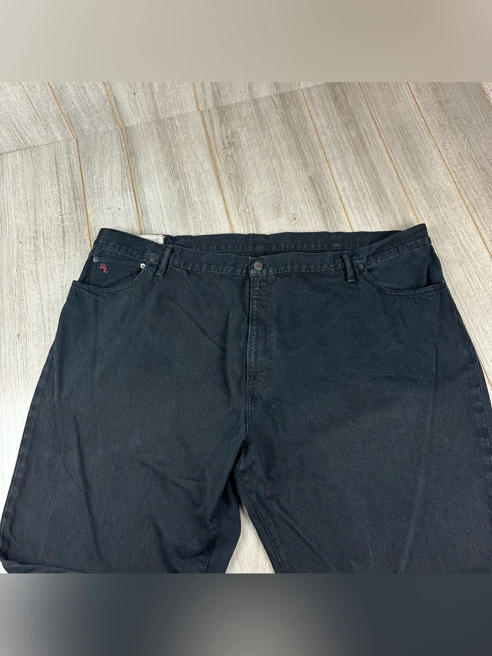 Polo Ralph Lauren Classic 867 Jeans 50x30 BIG (tag 52Bx32) Cotton Black